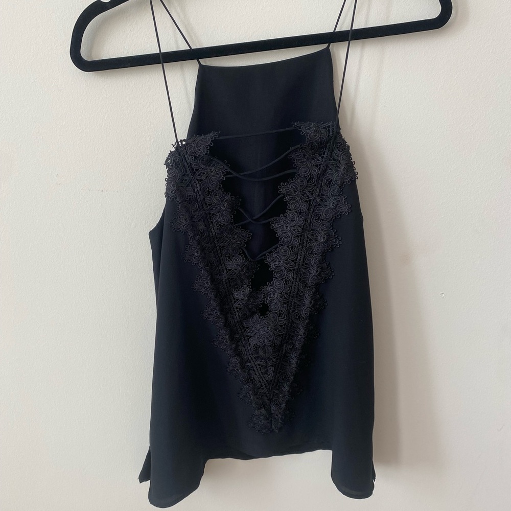 Cami NYC black tank size small lightly worn